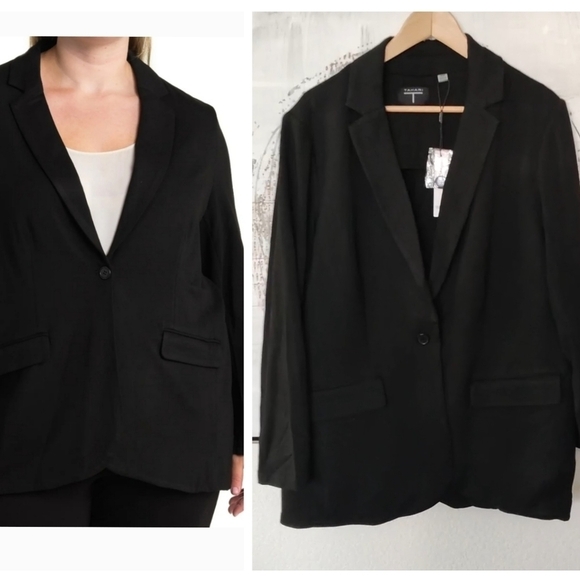 New Tahari Jersey Blazer Size 1X - Picture 1 of 10